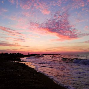 Sonnenuntergang am Strand